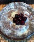 Tarta de mascarpone y cerezas
