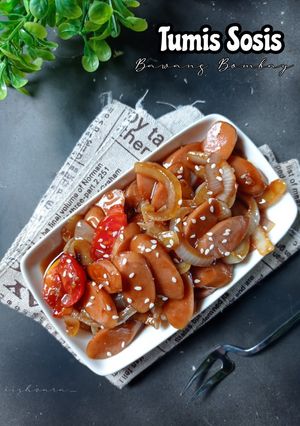 Foto resep Tumis sosis bawang bombay