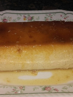Una foto de Flan de leche condensada