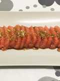 Sashimi de salmón
