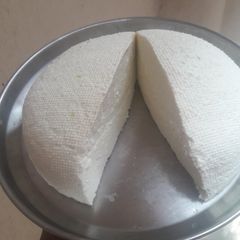 A picture of Homemade malai paneer.