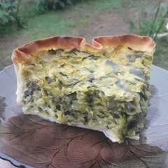 Una foto de Tarta de zapallitos