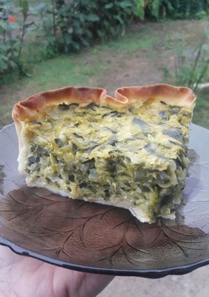 Una foto de Tarta de zapallitos
