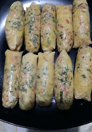 Foto resep Sosis telor pedas