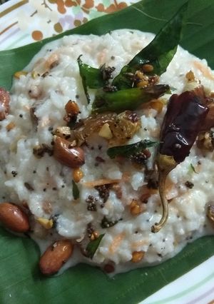 A picture of Curd rice.