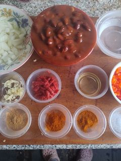 Mexikoi chillis bab (husmentes) recept fotĂłja