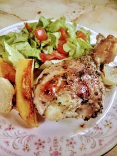 Una foto de Pollo al horno fácil