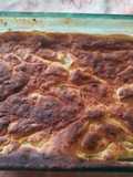Pastel de patata con perejil y queso