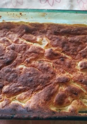 Una foto de Pastel de patata con perejil y queso