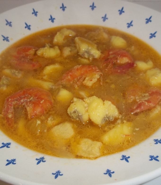 Foto principal de Sopa de rape y gamba roja