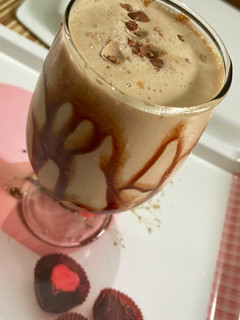 A picture of Chocolate dates smoothie.