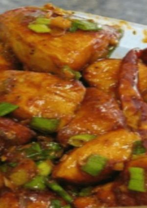 صورة لوصفة دجاج بــالخضار 🍗🥗