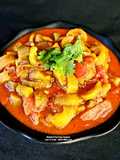 Ridge Gourd Tomato Curry - Turiya Tameta Nu Shaak