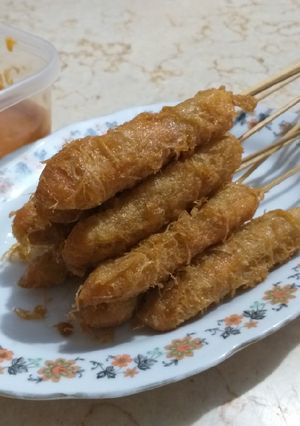 Foto resep Sempol ayam saus kacang homemade + step by step