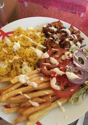 Gyros tál recept fotója