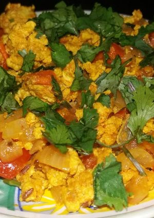 A picture of Egg bhurji.