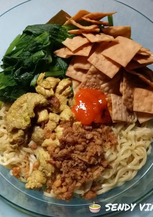 Foto resep Mie ayam (instan)