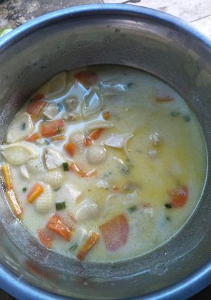 Foto resep Sup ayam makaroni