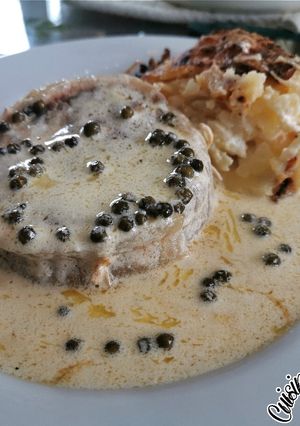 A picture of 🍴 Tournedos with Green Peppercorn Sauce !!! 🍴.