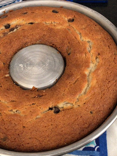 Una foto de Budín de banana con chips de chocolate