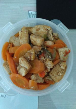 Foto resep Oseng wortel tahu terong