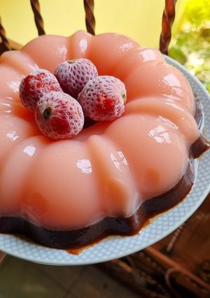 Foto resep Pudding Mango Choco