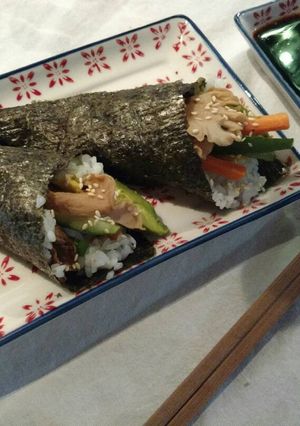 Una foto de Temaki sushi