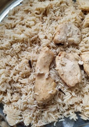 صورة لوصفة رز سريع بقدر الضغط الكهربائي