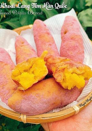 Hình của món Bánh Khoai Lang Tím Hàn Quốc.