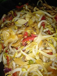 Foto resep Tumis tauge dan ikan teri