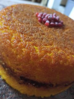 عکسی از دستور ته چین مرغ به روش خودم 😋 😋