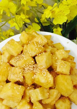 Hình của món Khoai tây ngào đường.