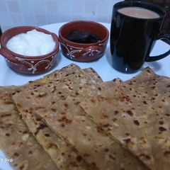 Mooli ka paratha A picture of Mooli ka paratha.