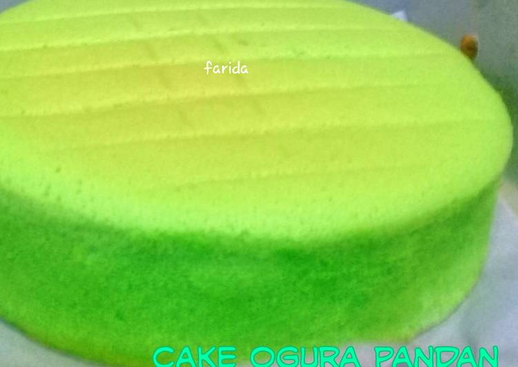 Resep Cake Ogura Pandan Anti Gagal