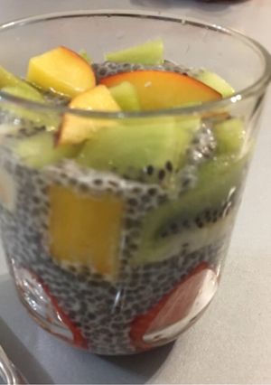 O poză a rețetei Budincă de chia (fără zahăr).