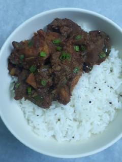 A picture of Masala Beef Curry.