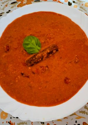 Görög joghurtos meggykrémleves 🍒🥣🍒🥣🍒🥣 recept fotója