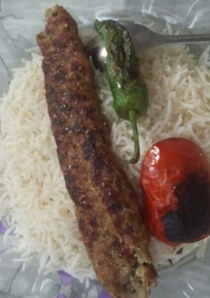 عکسی از دستور کباب کوبیده