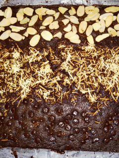 Foto resep Brownies coklat topping 3 rasa