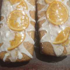 Una foto de Budín de naranja integral