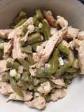 Fajitas de pollo con nopales