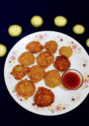A picture of Spine Gourd Fritters.