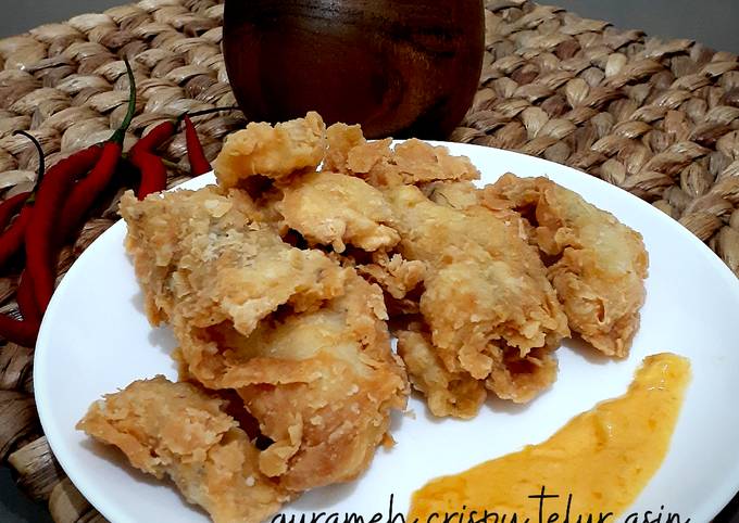 Langkah Mudah untuk Membuat 7. Gurameh crispy telur asin Anti Gagal