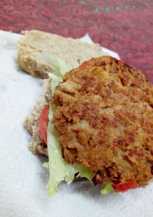 Una foto de Hamburguesas soja texturizada súper fácil