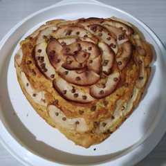 Foto di Torta di mele con gocce di cioccolato