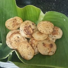A picture of Unniyapam Keralite sweet dish.