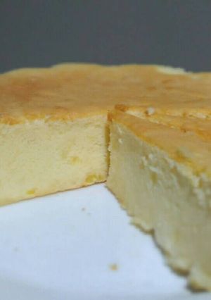 Foto resep Japanese Cheesecake Cheddar Ekonomis (Irit + No Rempong)
