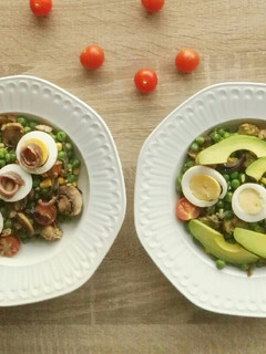 Una foto de Ensalada de guisantes