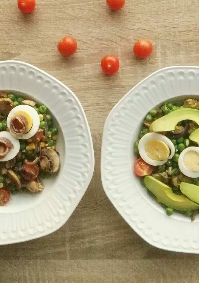 Una foto de Ensalada de guisantes