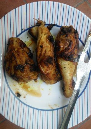 A picture of Marinated Chicken; fried.
